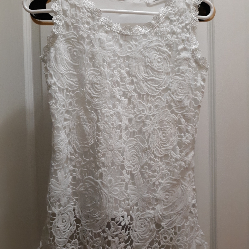 Crochet tank top